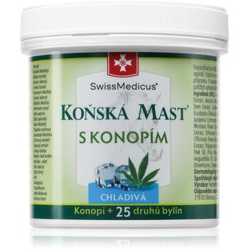 Koňská mast chladivá s konopím 250 ml